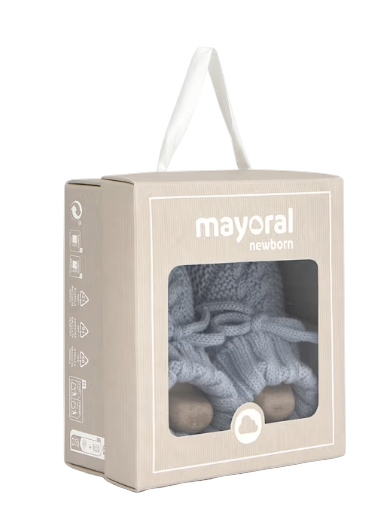 9167 - Newborn Boy Knit Shoes (Mayoral)8