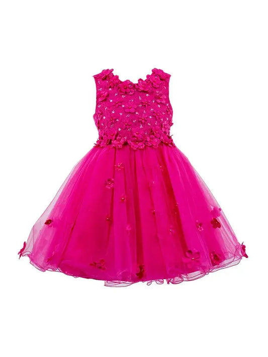 9219 - Elegant 3D Floral Dress Cadiz Boutique, Inc.