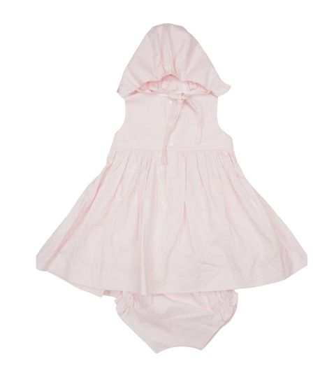 966_2 - Pink Smocked Sleeveless Dress