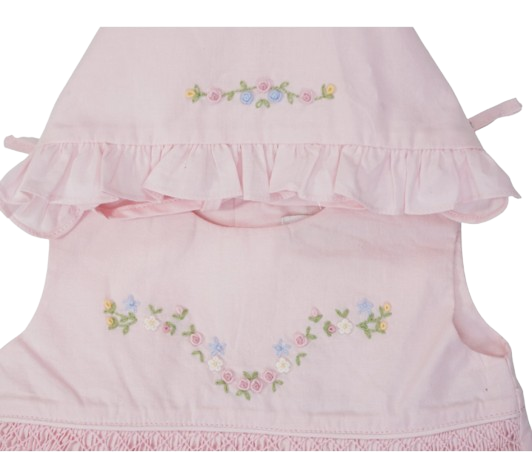 966_3 - Pink Smocked Sleeveless Dress