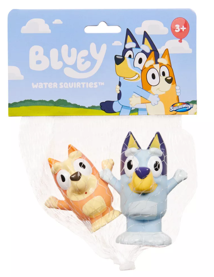 97817 - Swimways Bluey Pool Water Squirties - Bluey & Bingo 2pk: Dive Toys for Kids 3+