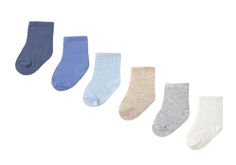 9918A - Newborn 6-Pack Socks (Mayoral)