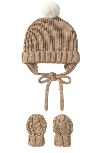 9929B -Newborn Hat and Mittens Set (Mayoral)