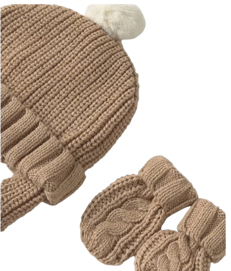 9929B -Newborn Hat and Mittens Set (Mayoral)