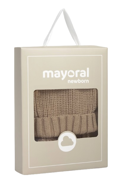 9929B -Newborn Hat and Mittens Set (Mayoral)