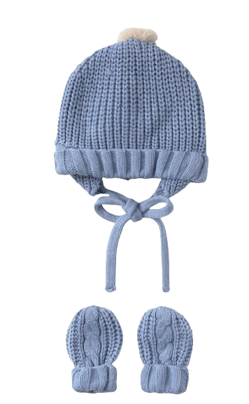 9929 -Newborn Hat and Mittens Set (Mayoral)