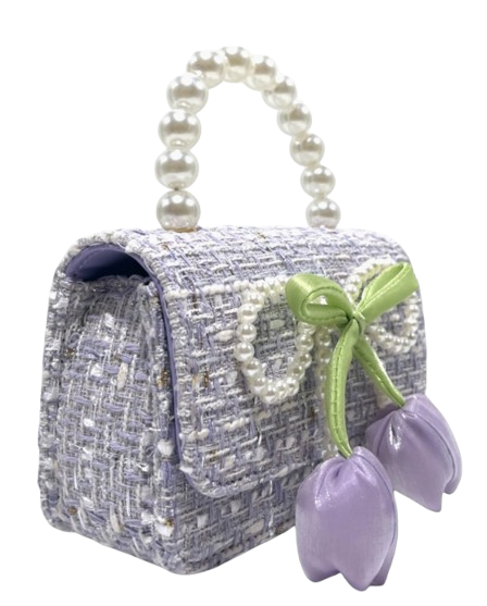 B1368 - Lily & Bow Tweed Purse