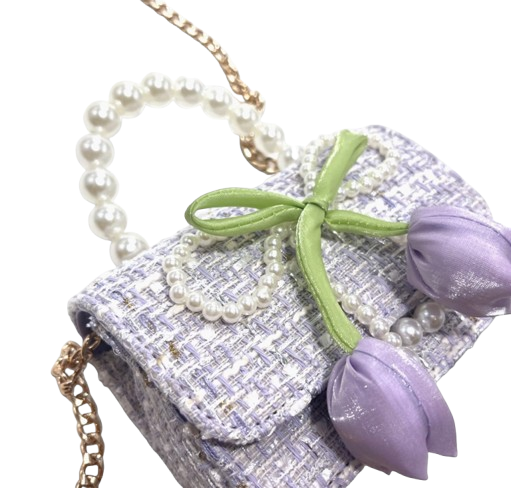 B1368 - Lily & Bow Tweed Purse