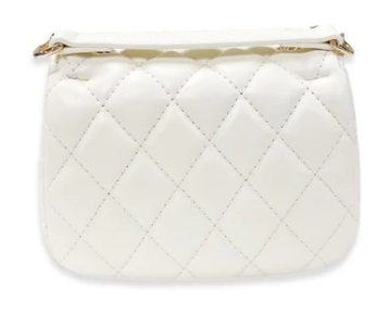 B1384I - Floral Decor Quilted Purse