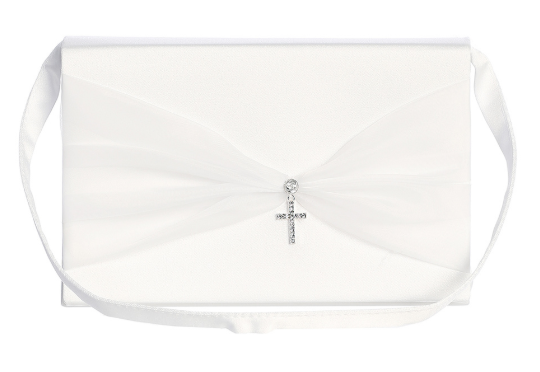 TTB28 - Communion Purse With Cross Rhinestone