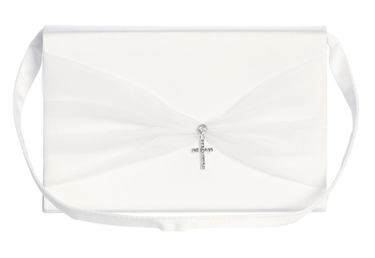 TTB28 - Communion Purse With Cross Rhinestone