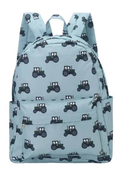 BA0121-M - Blue Tractors Boys Backpacks