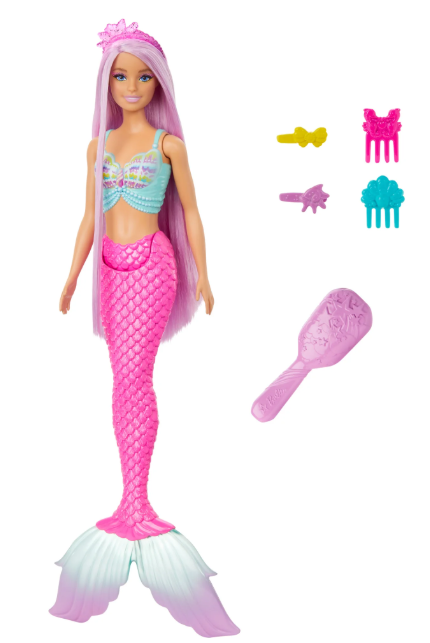 18369 - Barbie Mermaid Doll with 7-Inch-Long Fantasy Hair & Accessories for Styling Play