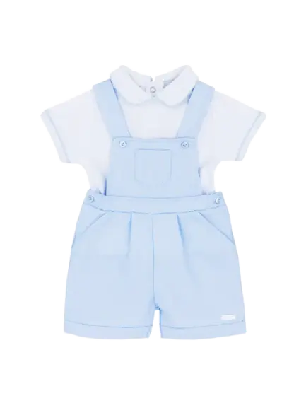 BB0663 - Woven Pique Dungaree With Polo Shirt Cadiz Boutique, Inc.