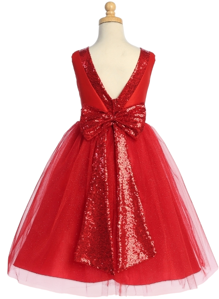 BL255 - Shantung Bodice With Sparkle Tulle Skirt3