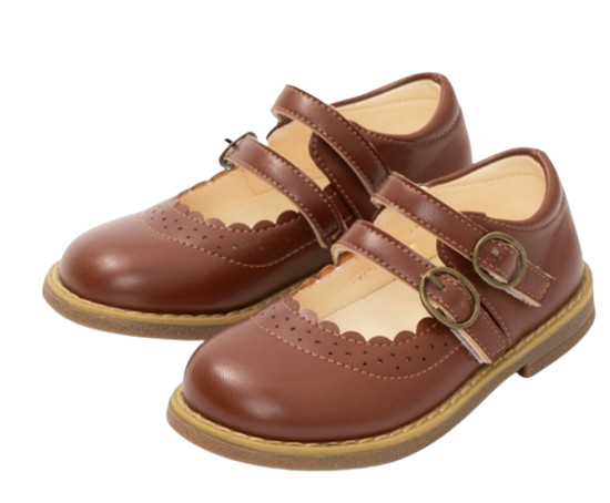 CBKF241 - Double Buckle Mary Jane Hard Sole Shoes