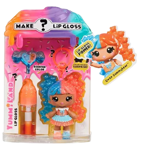 46580 - Yummiland Gwen Gummybear Color-Change Doll & Lip Gloss Accessory Set