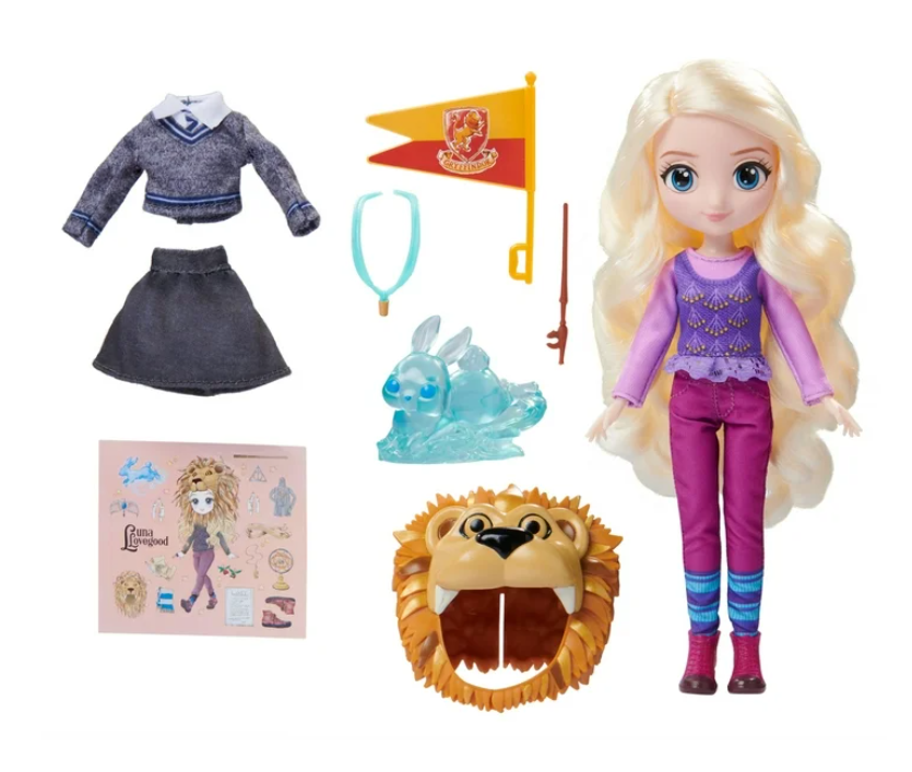 HPLL - Wizarding World Harry Potter, 8-inch Luna Lovegood Collectible Fashion Doll Gift Set