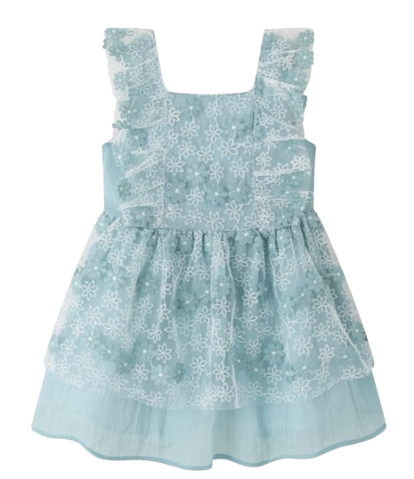 JGV94707 - Vestido de tirantes con bordados florales