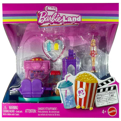 JLG62 - Mini BarbieLand 1.5-Inch Doll & Movie Theater Playset