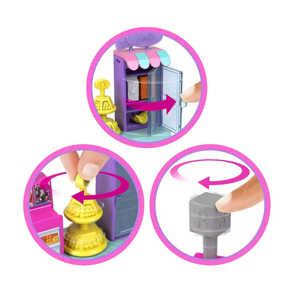 JLG62 - Mini BarbieLand 1.5-Inch Doll & Movie Theater Playset