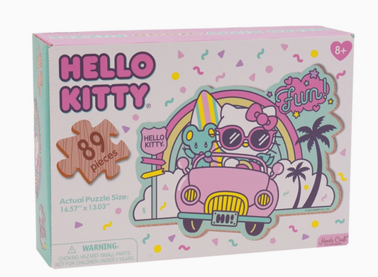 JPZ107 - Rompecabezas de madera de Hello Kitty® y sus amigos: Kawaii