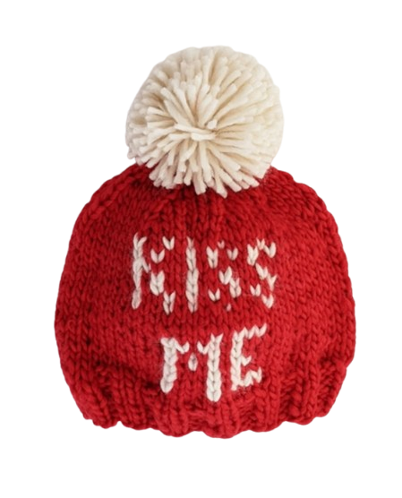 1171XS - Kiss Me Valentine Knit Beanie Hat Sale