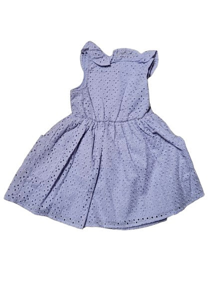 LLL1 - Lavender Dress with Straw Purse