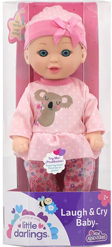 3245 - Little Darlings 9.5" Laugh & Cry Baby