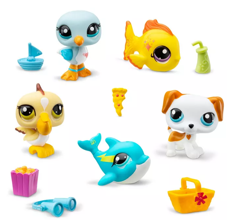 3487 - Littlest Pet Shop Beach Besties Collector Set