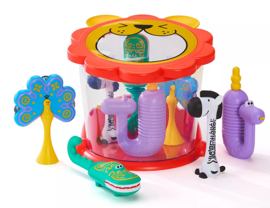 81333 - FAO Schwarz Jungle Drum Instrument Set - 5pc