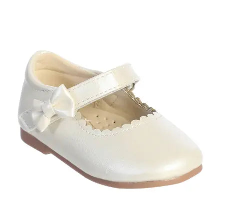 TTS149 - Matte Scalloped Shoe with Velcro Strap Cadiz Boutique, Inc.