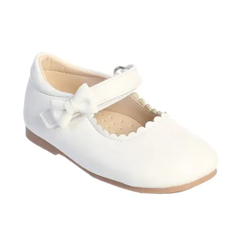 TTS149 - Matte Scalloped Shoe with Velcro Strap Cadiz Boutique, Inc.