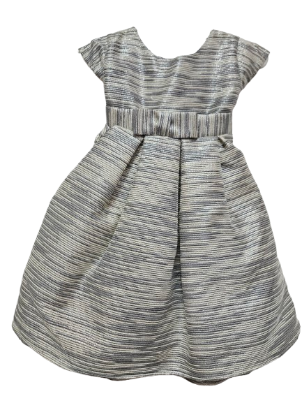 SKB542 - Gray Metallic Dress