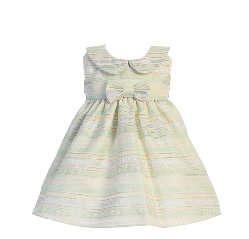 SK826 - Metallic Striped Jacquard w/ Collar