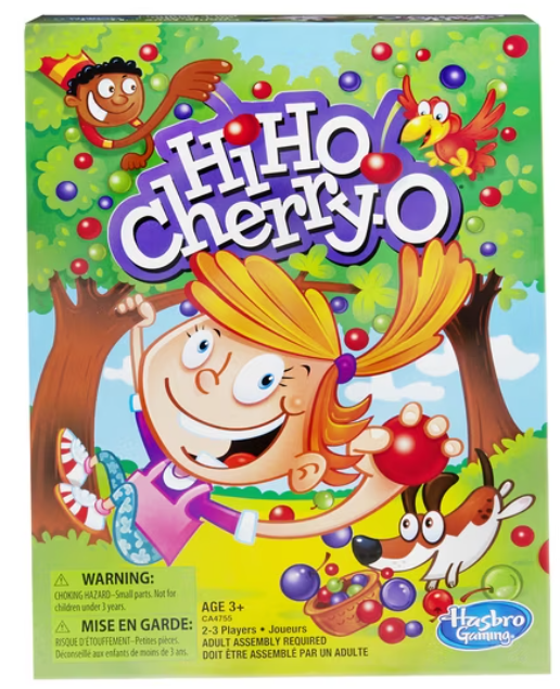 A475 - Hi Ho! Cherry-O Board Game for Preschoolers, Counting & Numbers Classroom Game, Ages 3+
