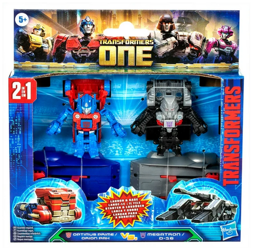 3489 - Transformers One Optimus Prime / Orion Pax & Megatron / D-16 - Race Changers 2-Pack