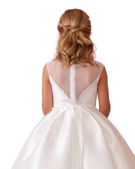 TT5869 - Illusion Sweetheart Neckline with Rhinestones