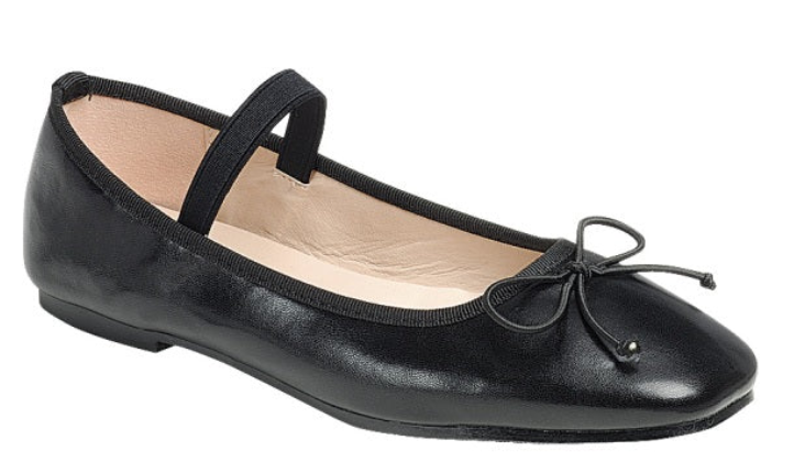 T97KB- Black Patent Ballerina Style