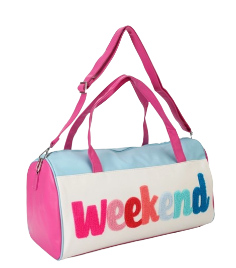 BA0051-M - Weekend Embroidery Duffel Bag