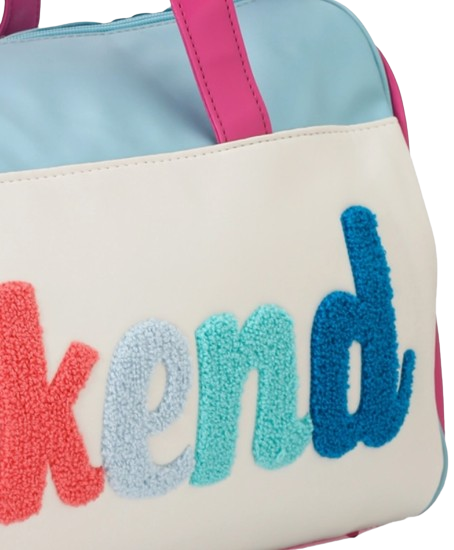 BA0051-M - Weekend Embroidery Duffel Bag