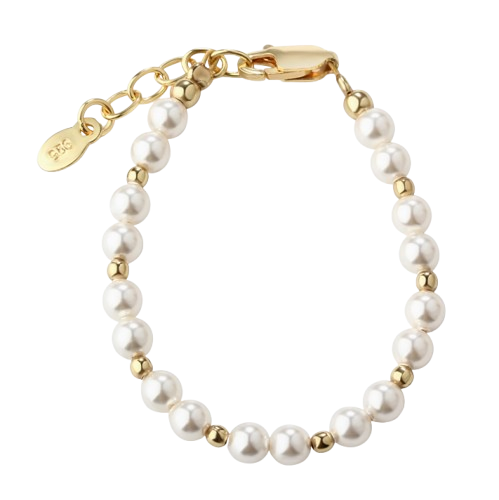 CMBWHITLEY -14K Gold-Plated Chunky Pearl Bracelet