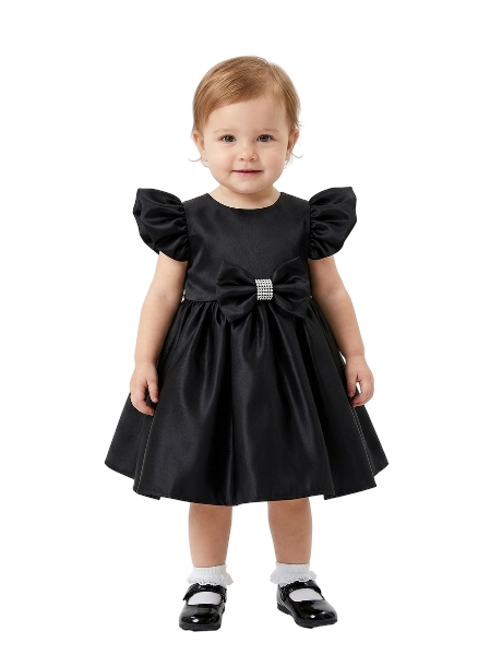 JK34B - Elegant Black Dress
