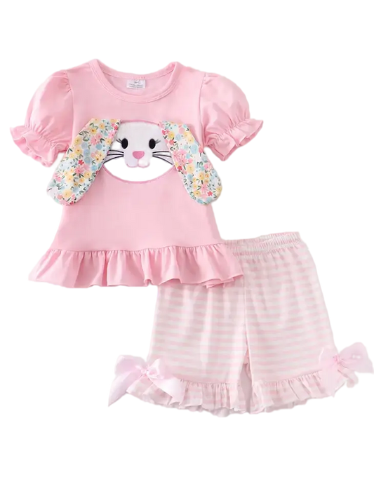 116258 - Long Ear Bunny Shorts Set Cadiz Boutique, Inc.