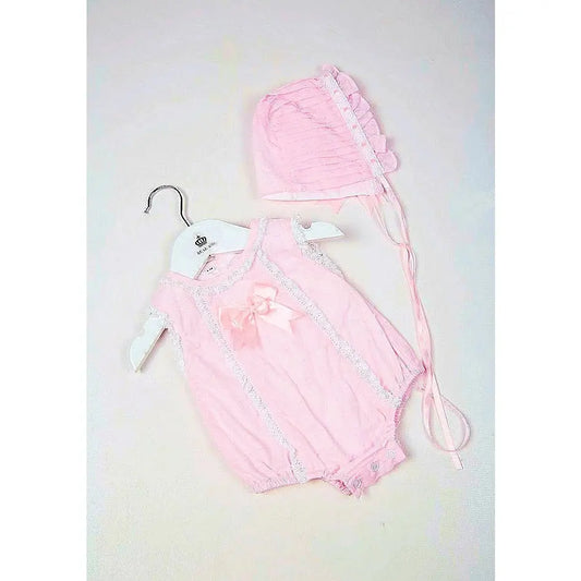 BK1523 - Shortie and Bonnet Set Cadiz Boutique, Inc.