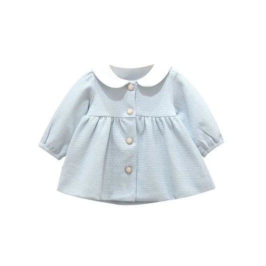 Spanish Style Baby Girl Bunny Pattern Long-sleeved Blouse Infant Easter Top Cadiz Boutique