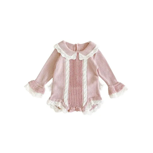 Baby Toddler Girl Flared Sleeve Knit Bodysuit Cadiz Boutique, Inc.