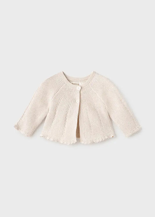 Mayoral 2368M - ECOFRIENDS Cardigan - Off White Cadiz Boutique