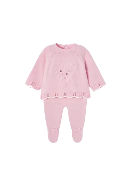 2501P - Mayoral Knitted Leggings Set - Pink Cadiz Boutique, Inc.