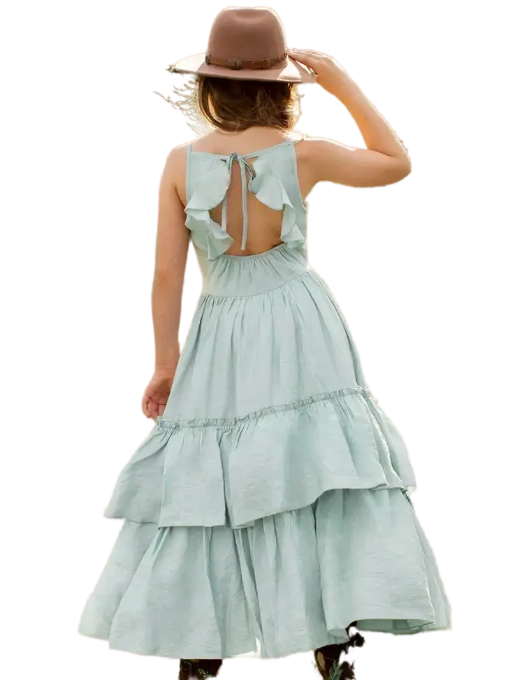 30004 - Joyfolie Evony Dress in Ice Blue Cadiz Boutique, Inc.